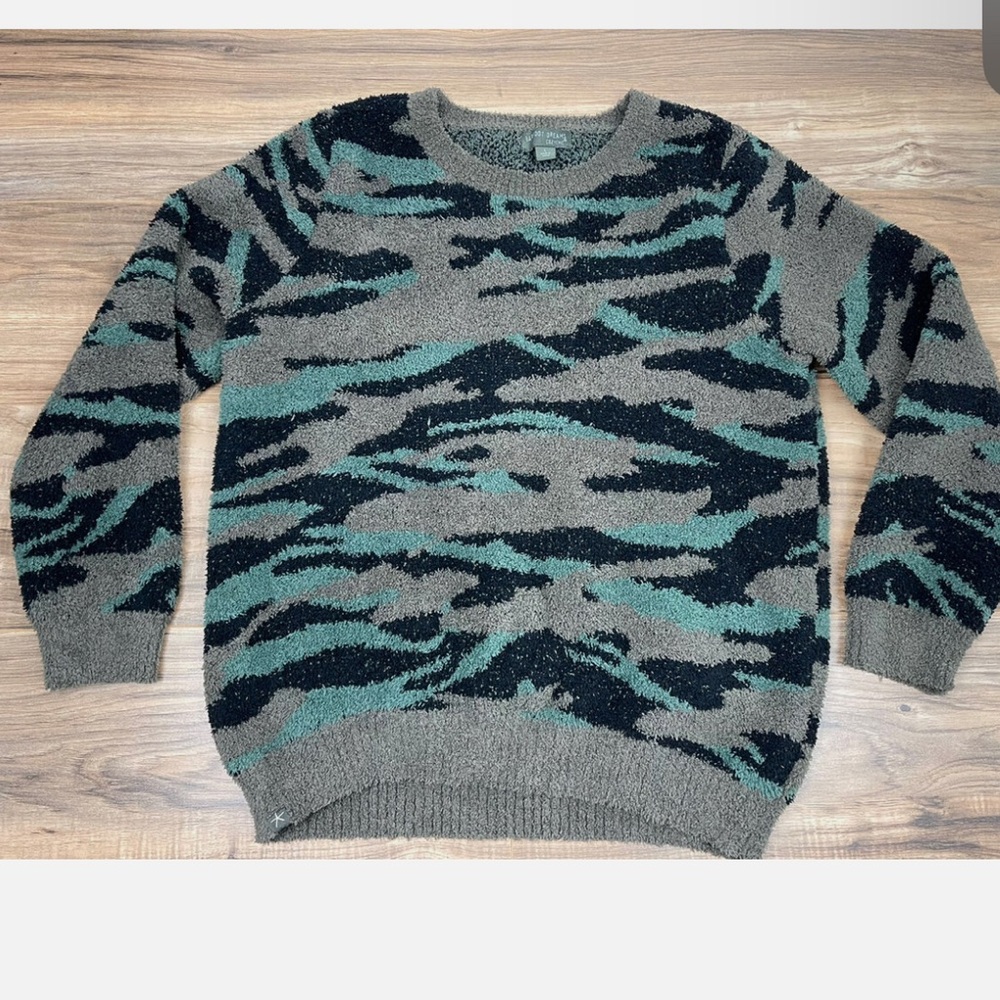Barefoot Dreams Cozy Chic Camo Sweater